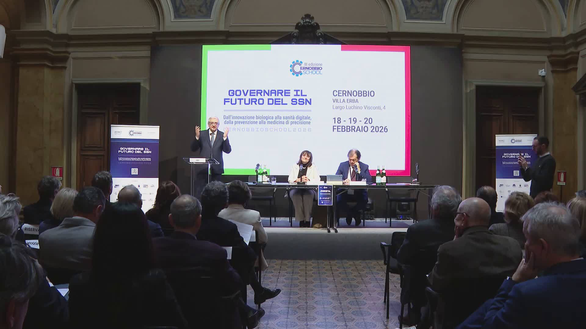 Cernobbio School, il ministro Foti: “In Italia troppe disparità. Dal Pnrr oltre 15 miliardi in sanità”