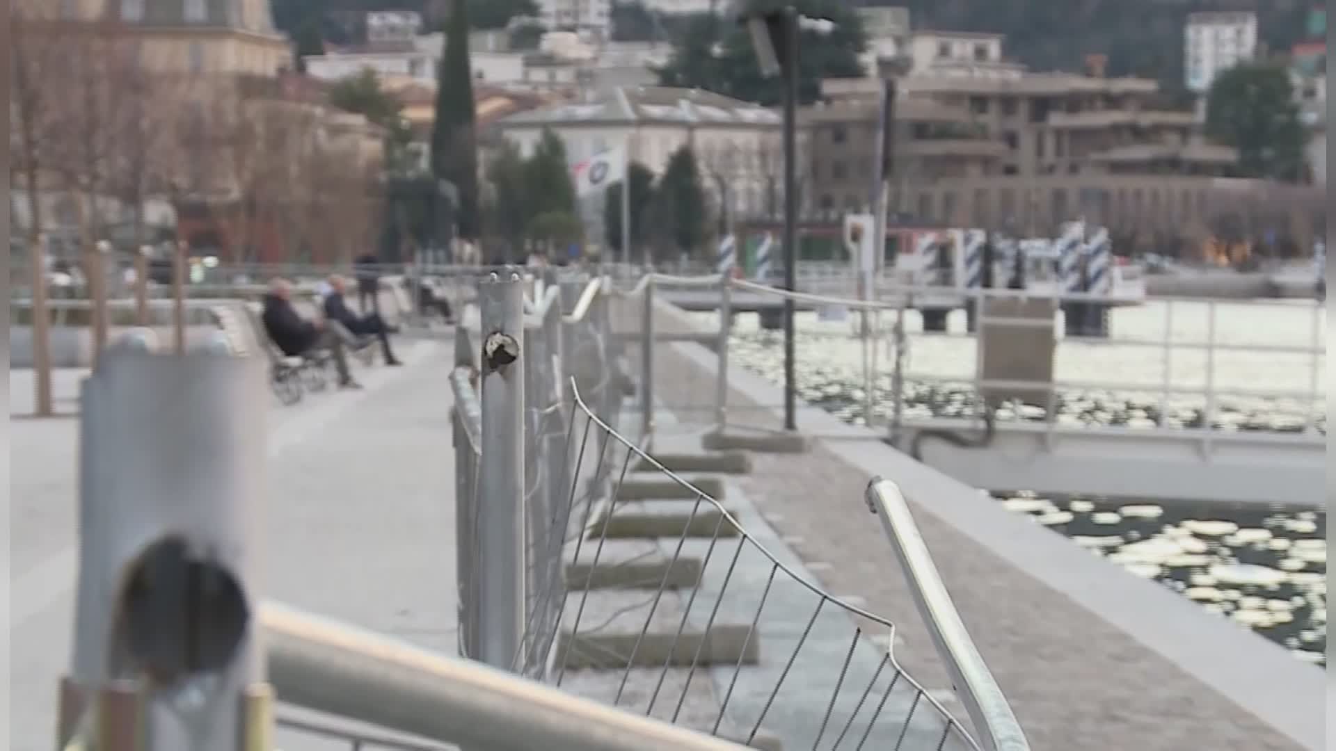 Parapetti del lungolago di Como interviene il governatore lombardo: “Li ultimiamo”