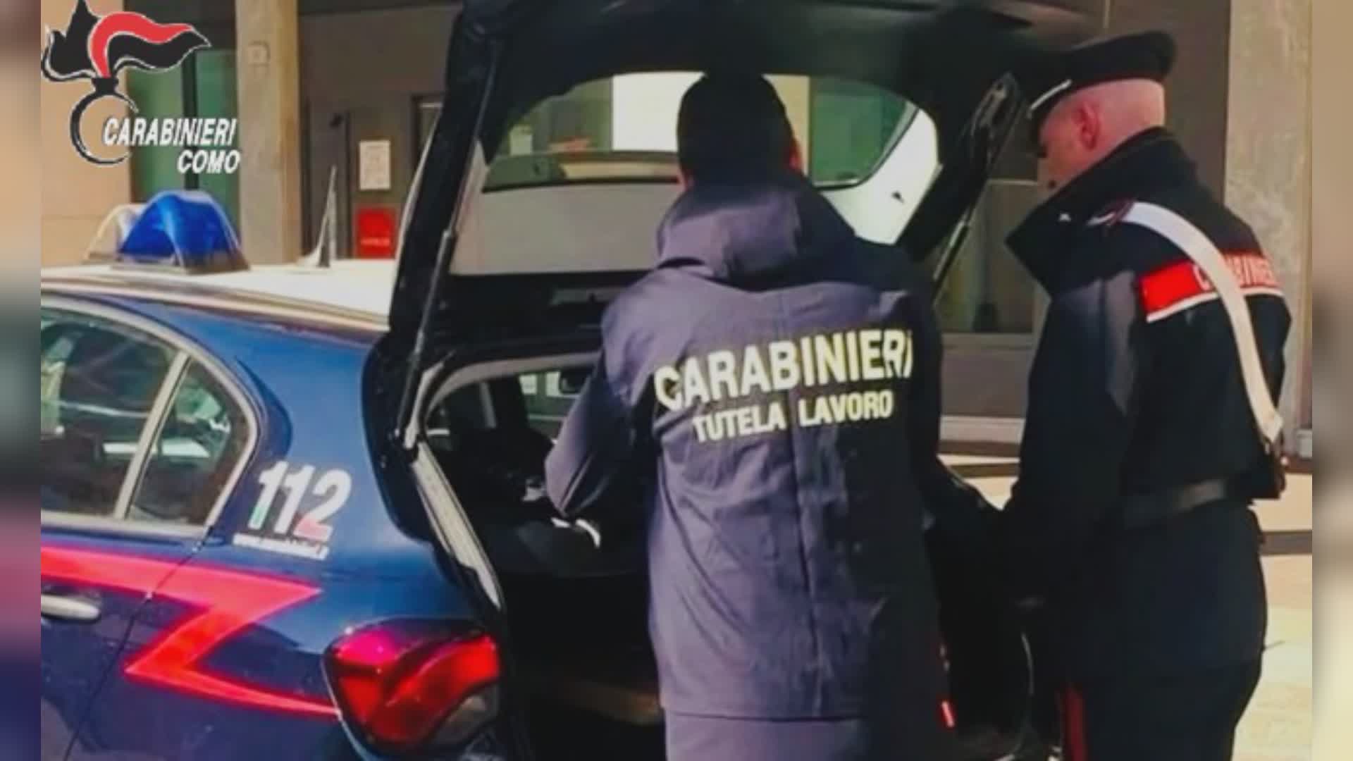 Lavoratori irregolari e carenze sulla sicurezza, sospesa un’attività tessile a Mariano Comense
