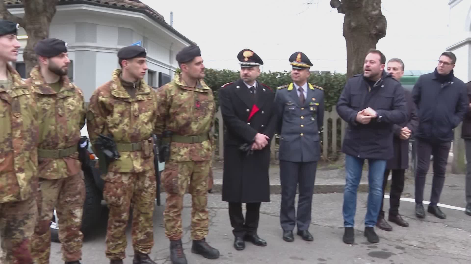 Canzo-Asso, in stazione arrivano i militari. Zoffili (Lega): “Indispensabili, i cittadini hanno paura”