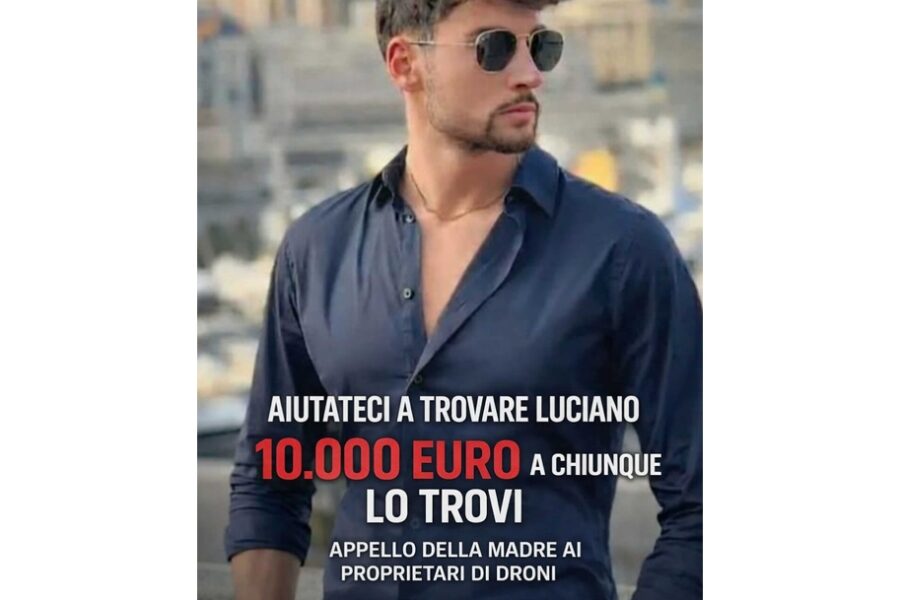 Del ragazzo che era lì per lavoro non si hanno più notizie dal 18 febbraio