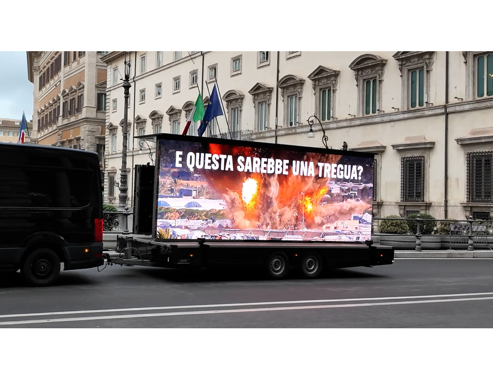 Amnesty-Greenpeace, ‘a Gaza non c’è tregua, l’Italia fermi il genocidio’