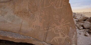 Tracce di insediamenti di varie epoche sull' altopiano di Umm Irak