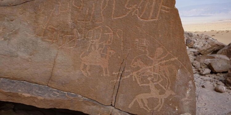 Tracce di insediamenti di varie epoche sull' altopiano di Umm Irak