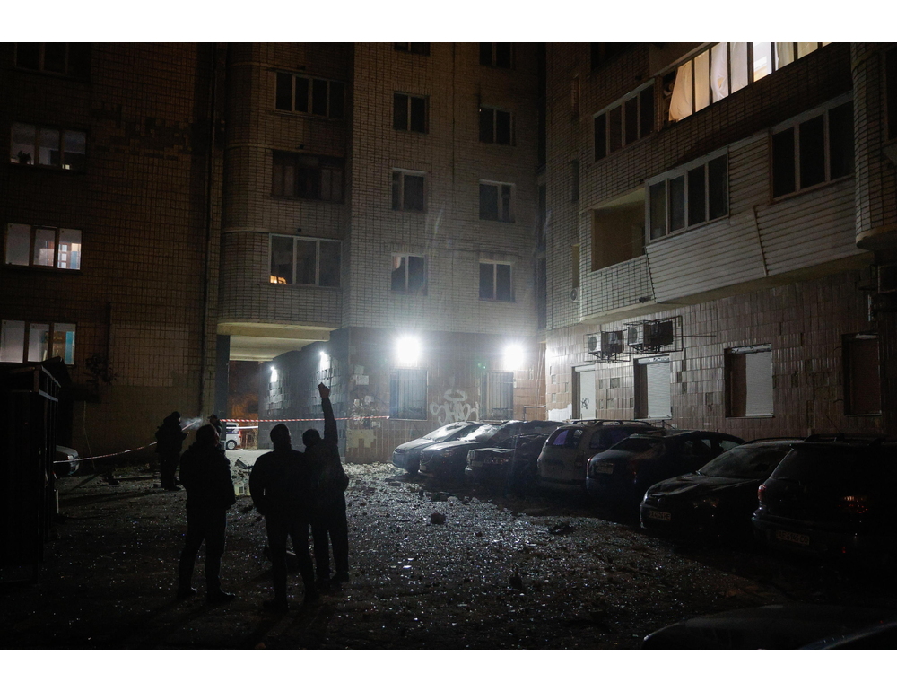 Attacco aereo su Kiev con missili e droni