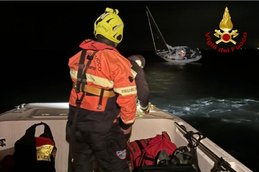 Operazione dei vigili del fuoco del Comando provinciale di Udine