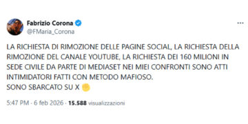 Ex agente fotografico inizia a postare una serie di messaggi