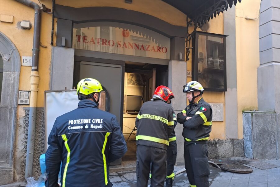 Vigili del fuoco ancora al lavoro