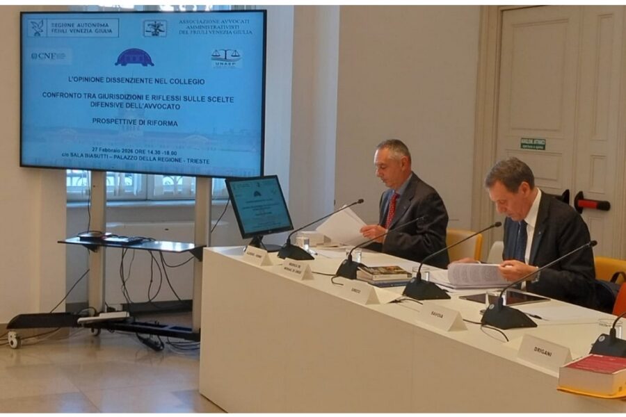 Convegno Associazione avvocati amministrativisti Fvg