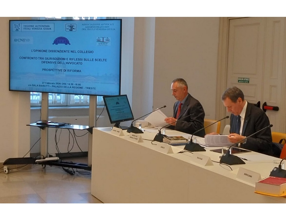 Greco (Consiglio Forense), "serve istituto dell’opinione dissenziente"