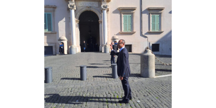 Saluto ai presenti del Capo dello Stato