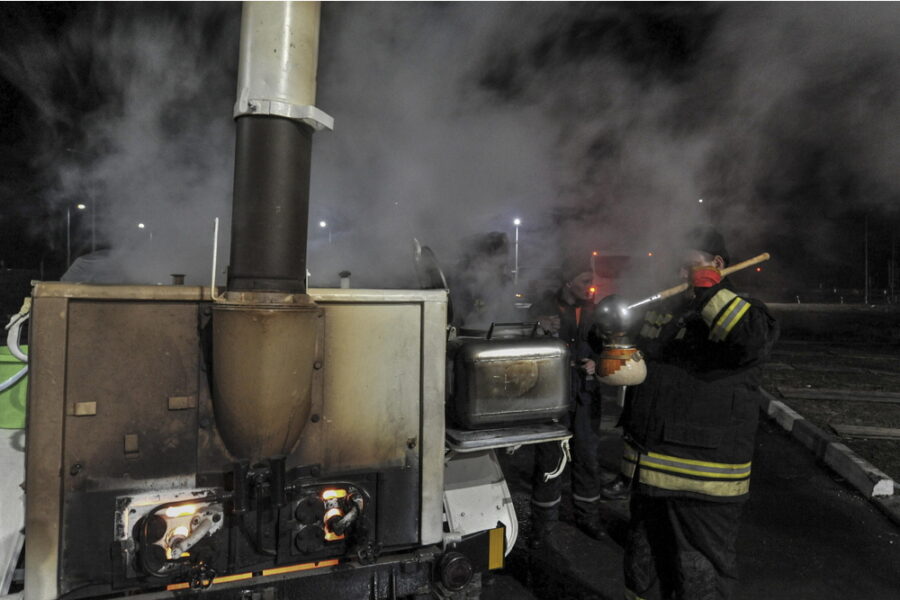 Problemi anche alla distribuzione idrica e al riscaldamento