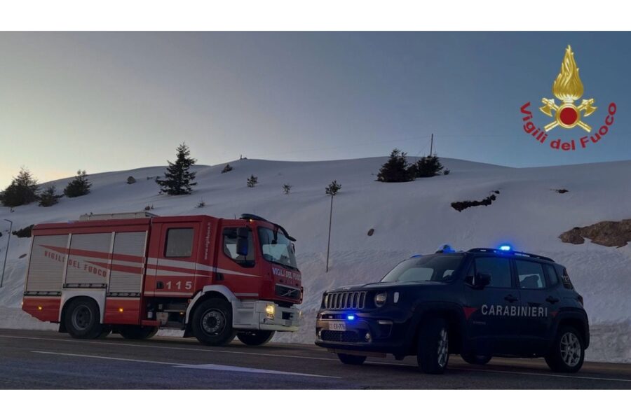 Localizzati a Campocatino attraverso i cellulari e portati in una zona sicura