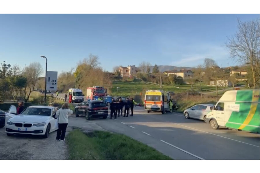 La strada Anticolana è stata chiusa e poi riaperta intorno alle 20