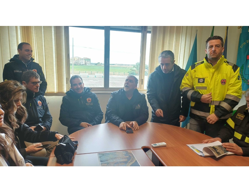 Sopralluogo Ciciliano sulla piana di Sibari colpita dal maltempo