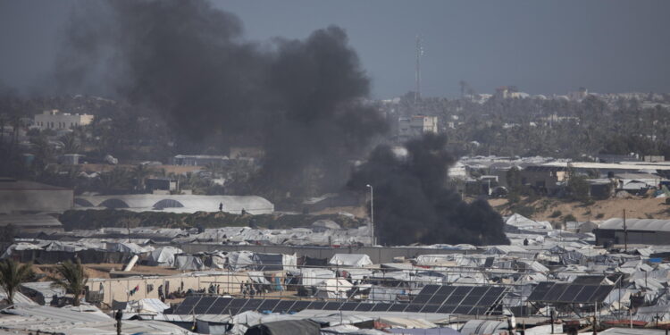 'Attacco con un drone a nord di Wadi Gaza'