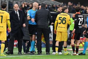 Milan-Como, fine gara turbolento: scintille tra Allegri e Fabregas