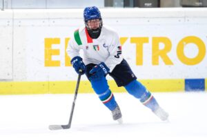 Matilde Fantin con l’Italia di hockey al Mondiale Prima Divisione in Ungheria