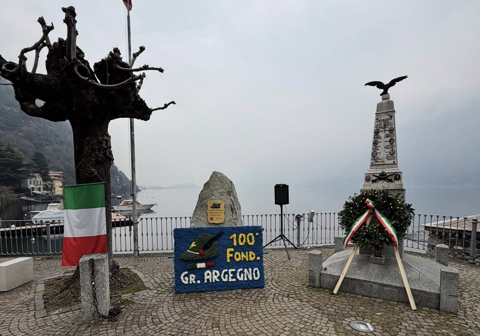 Il gruppo Alpini di Argegno celebra i 100 anni di fondazione