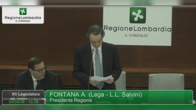 Il governatore Fontana in consiglio regionale: “Pronti a candidarci per le Olimpiadi estive 2040”