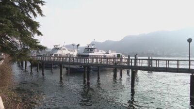 Lago di Como, arriva il terzo battello spazzino a disposizione del Comune