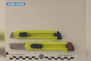 Occupa un terreno privato e gira con due taglierini, denunciato 21enne irregolare