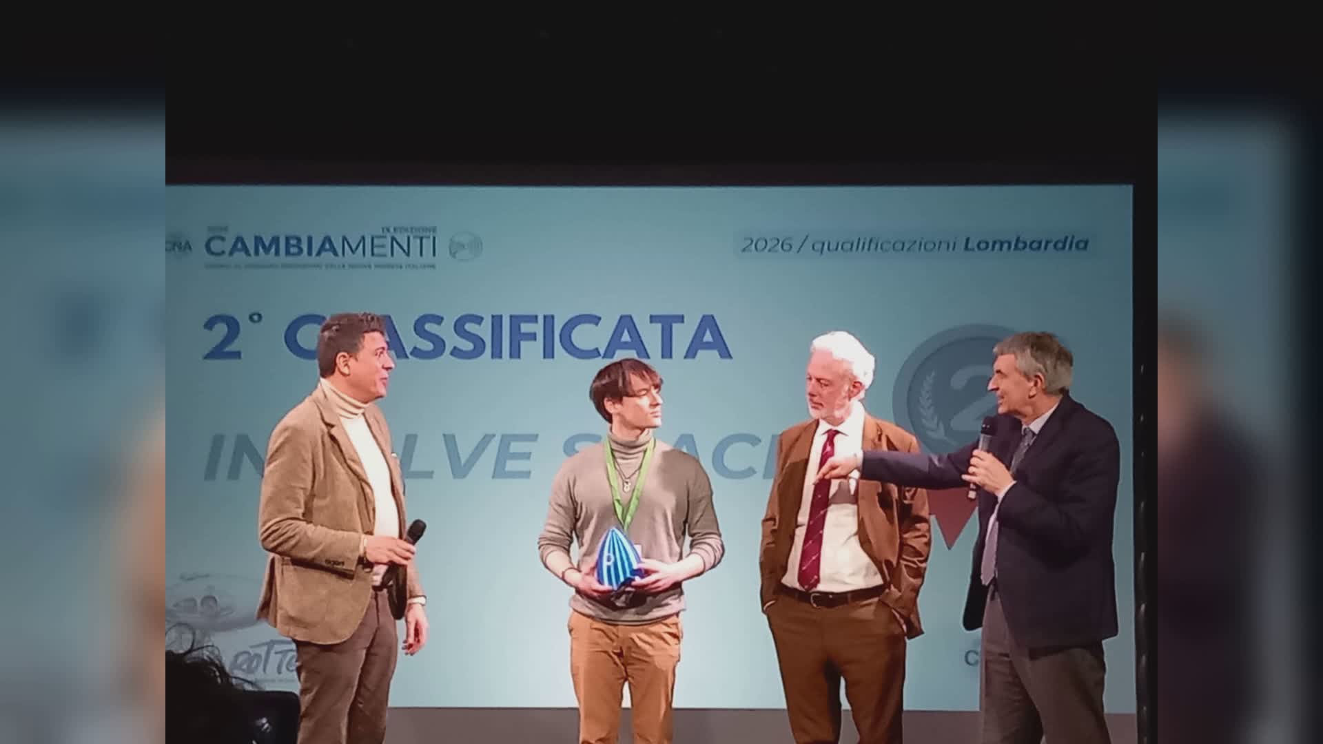 Involve Space, la start up comasca al secondo posto nella finale regionale del Premio Cambiamenti 2026