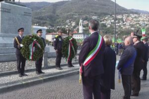 A Cernobbio celebrata la giornata regionale della riconoscenza per gli alpini
