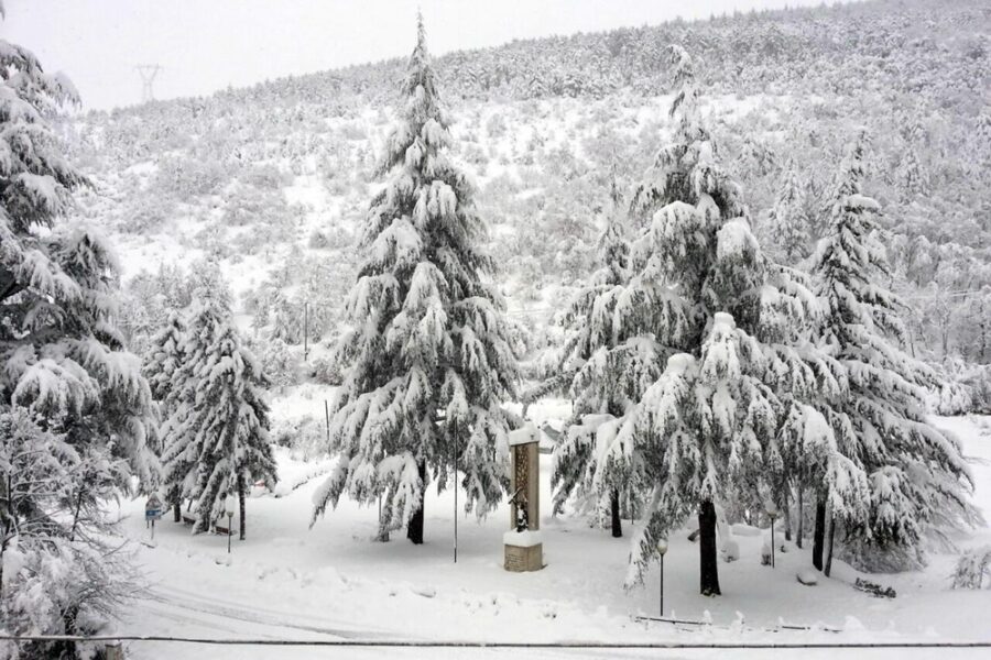 Nevicate a quote collinari dal Centro-Nord al Sud