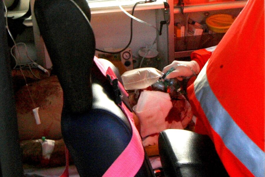 Donna esanime per monossido di carbonio