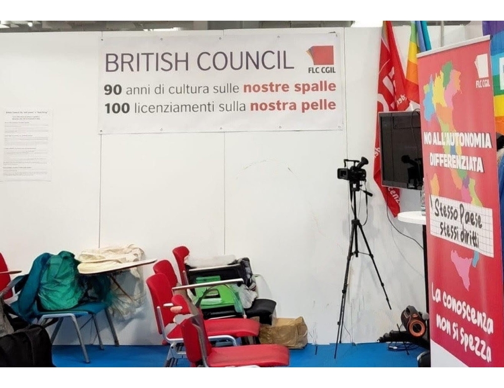 Concia fa togliere scritta contro 100 licenziamenti e la Cgil protesta