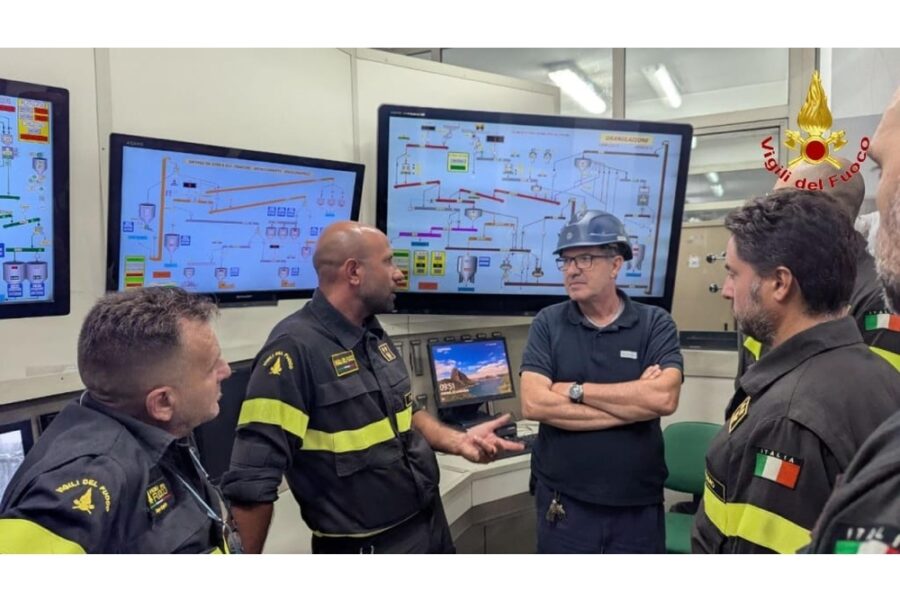 Allarme dato da un immigrato che temporaneamente era con altre due persone nell'immobile