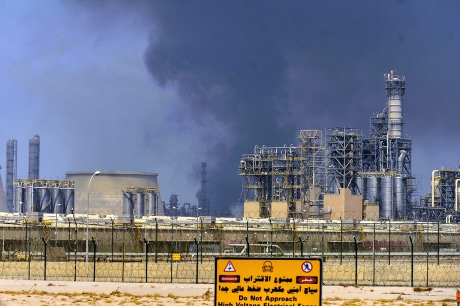 L'attacco ha provocato un incendio