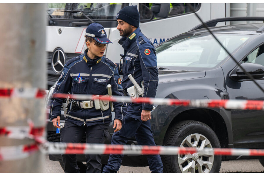Incidente all'alba in centro città