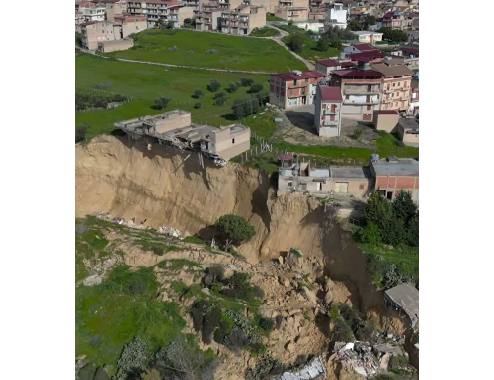 Frana di Niscemi, tornato a volare il drone che monitora il fronte