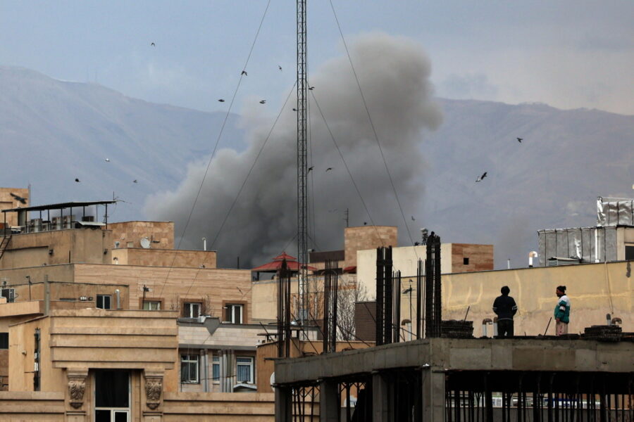Colpiti edificio radiodiffusione