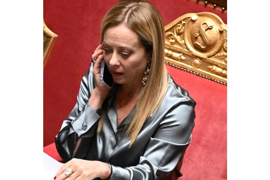 La premier parla al Senato