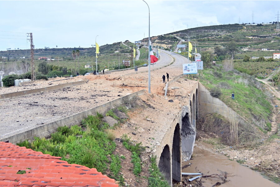 Tutti i ponti sul Litani sono stati distrutti