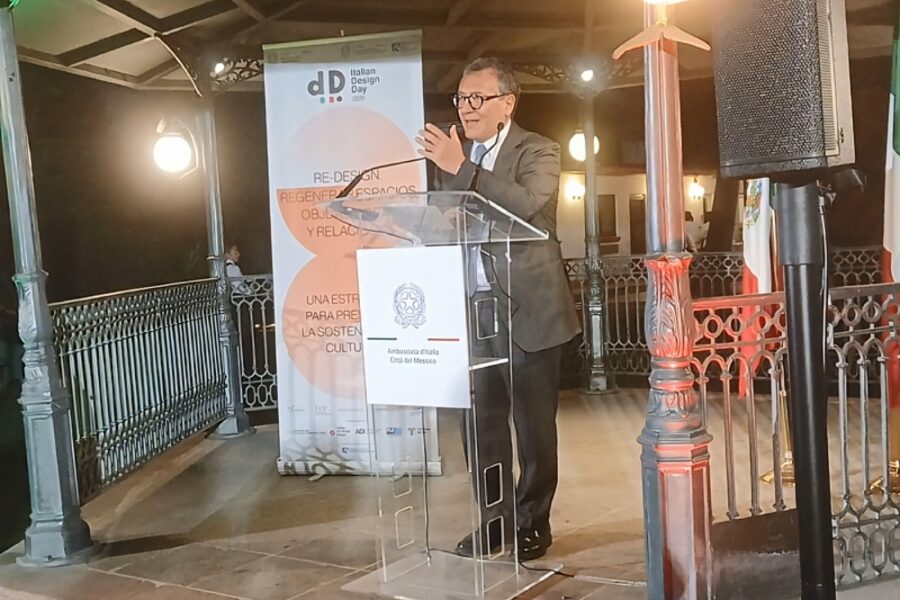 L'ambasciatore Modiano esalta la creatività di David Dolcini