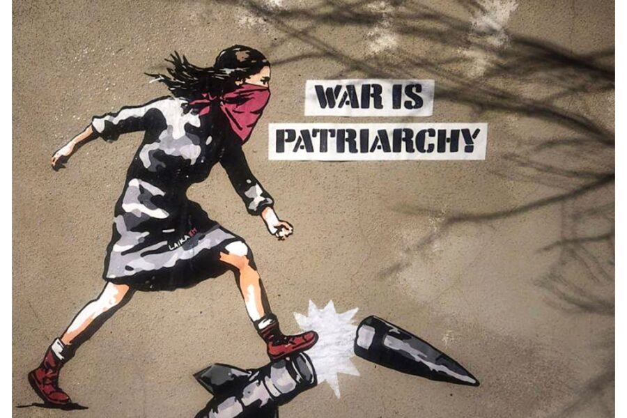 Poster affisso a Roma in via Boncompagni a poca distanza dall'Ambasciata Usa