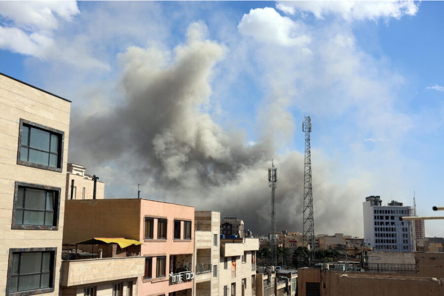 Durante gli attacchi di Israele e Usa