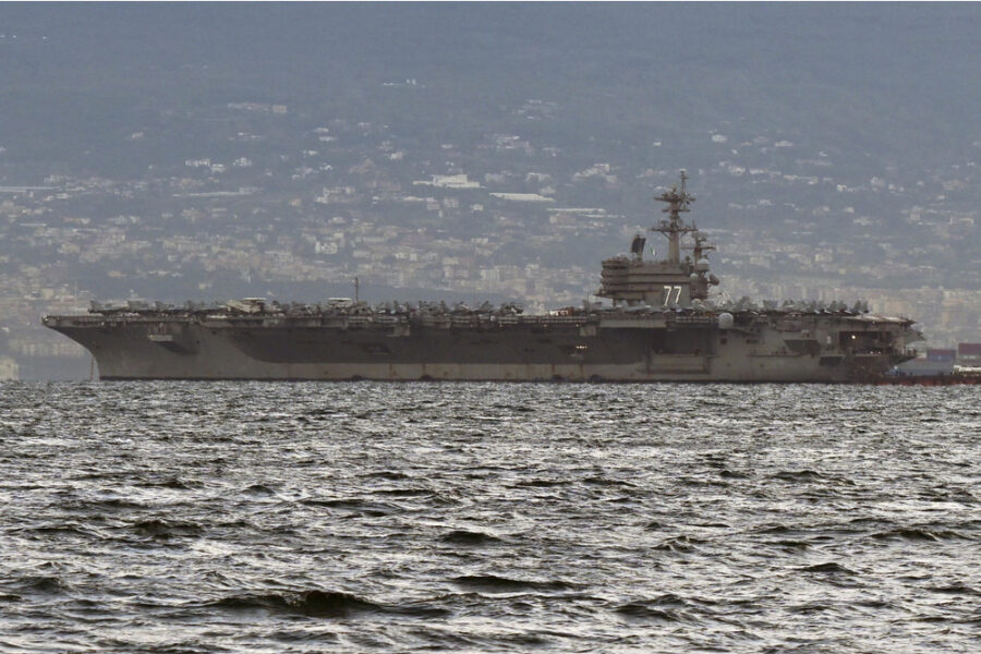 La 'Bush' ha concluso l'addestramento e dovrebbe far rotta per il Mediterraneo