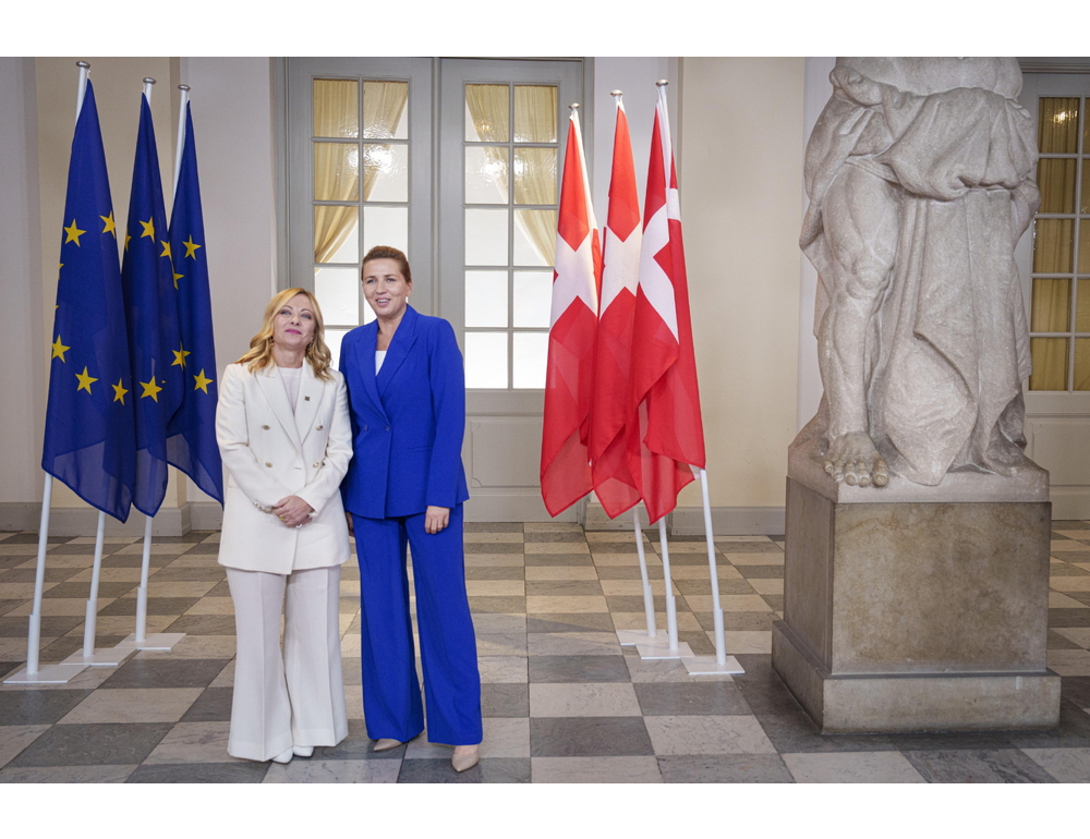 Meloni-Frederiksen a Ue, ‘coordinarsi su migranti dal Medio Oriente’