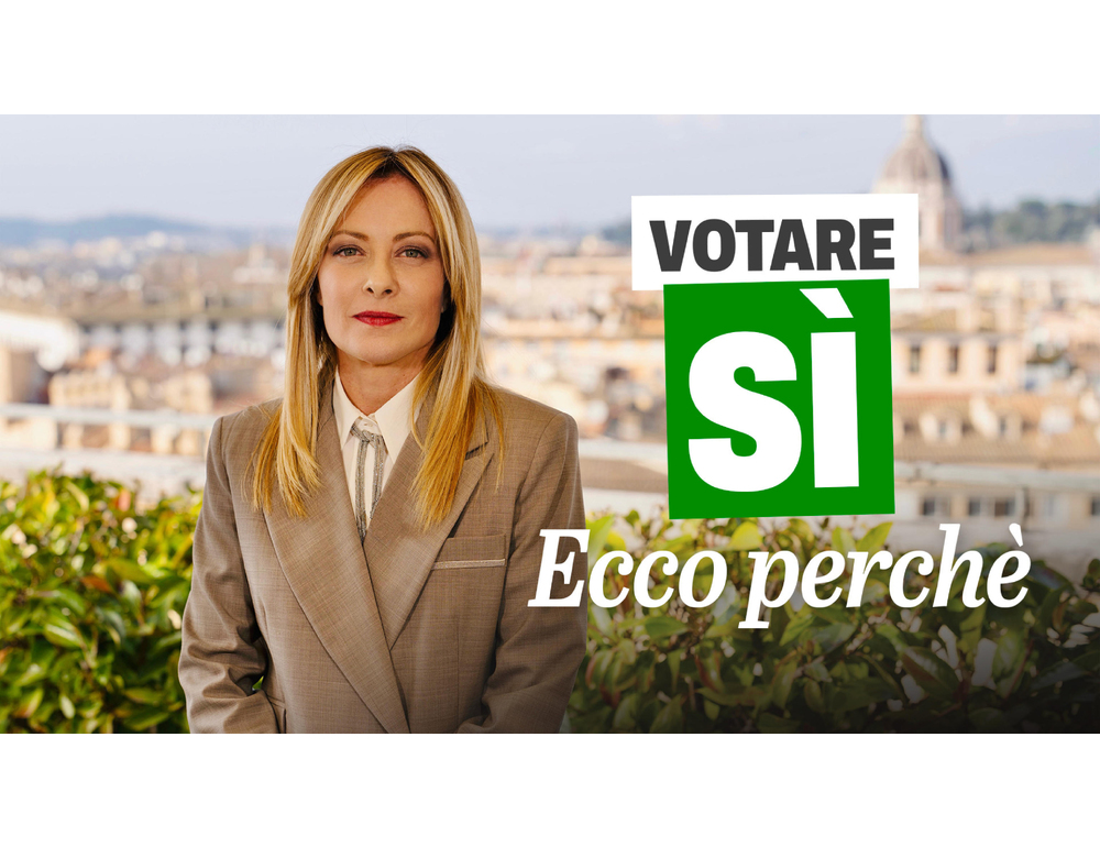 Meloni posta un video sul referendum, ‘andate e votate SI, riguarda tutti’