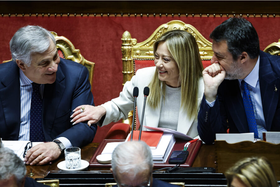 La premier ha parlato al Senato