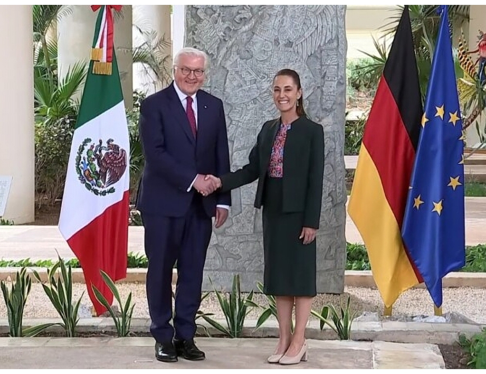 Messico, Sheinbaum riceve il presidente tedesco Steinmeier