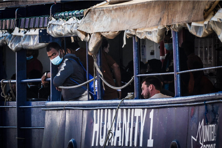 Era stata fermata ad Ortona dopo un salvataggio. Ong