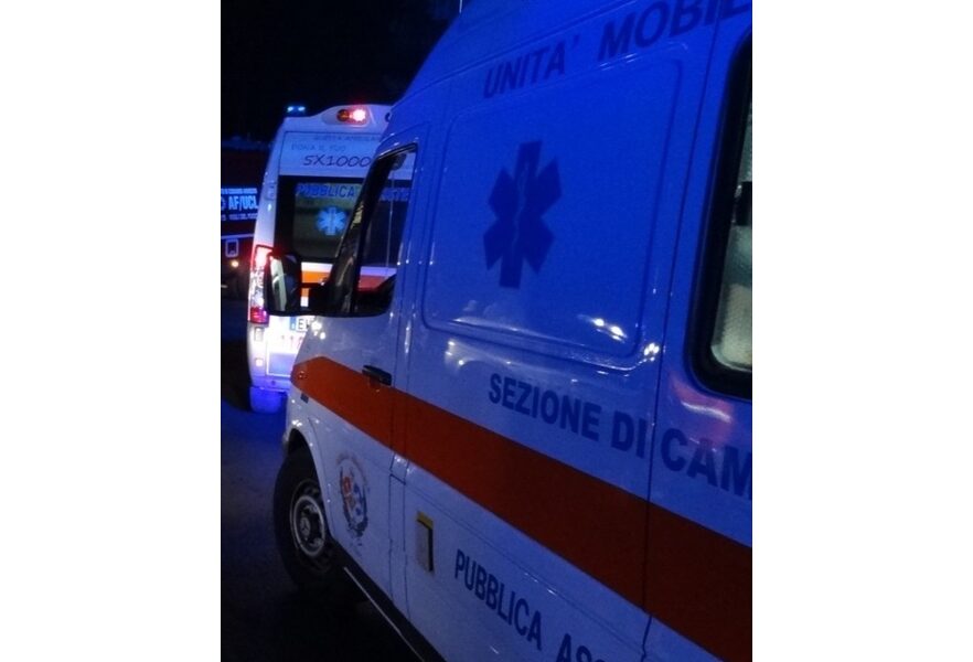 L'incidente due notti fa