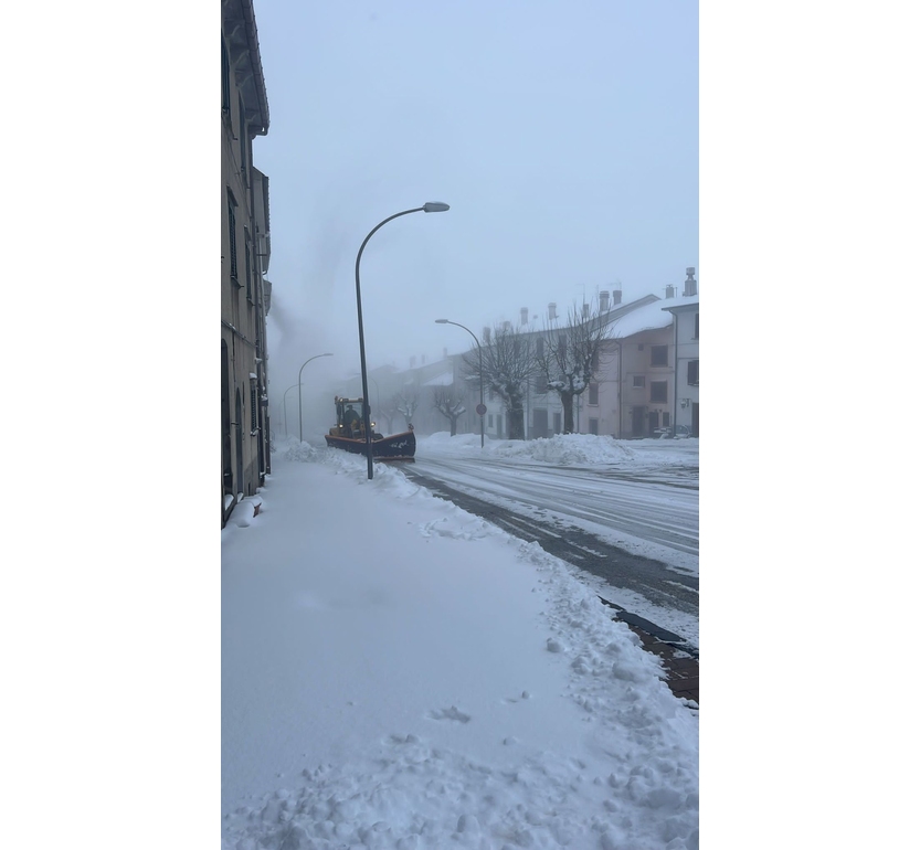 Neve in Altomolise, coltre bianca fino a 30 centimetri