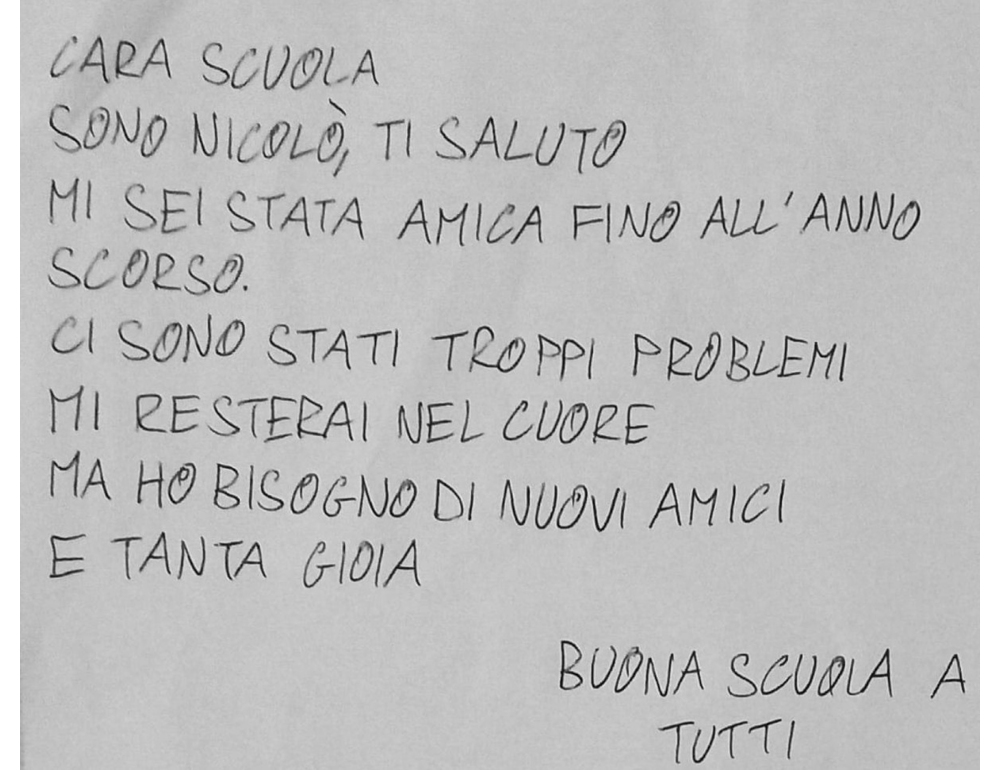 Nicolò non è più ‘il bimbo con le ali spezzate’, ora ha una scuola